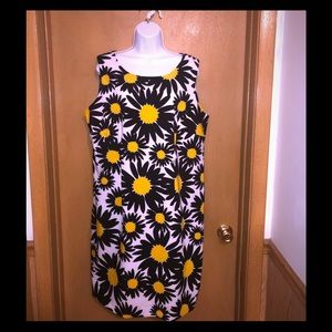 Sunflower Sheath Dress 16W